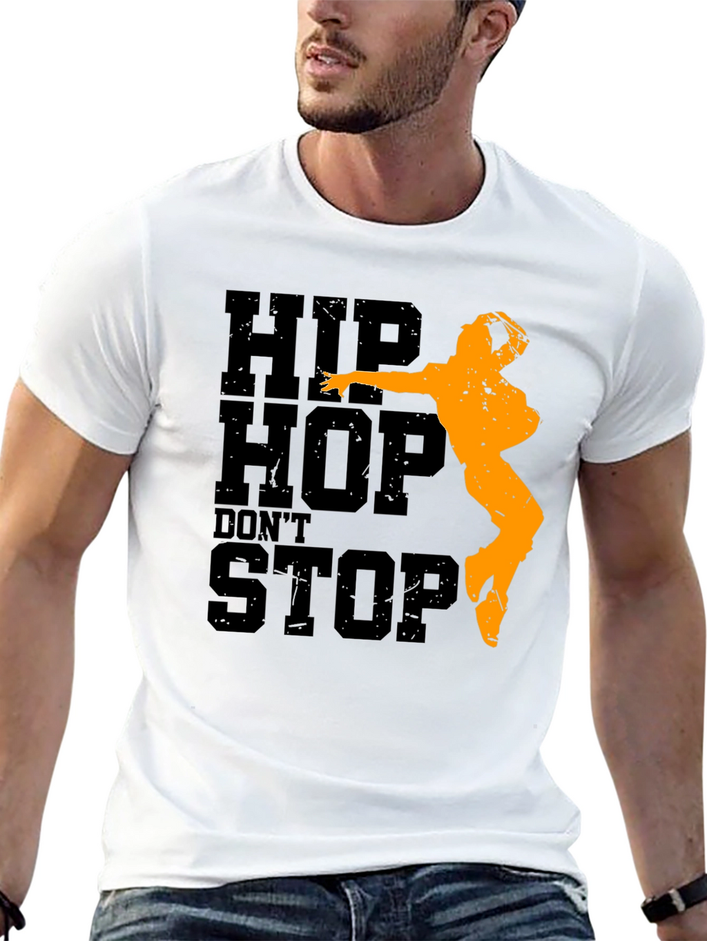 Hip Hop Dont Stop Graphic T-Shirt