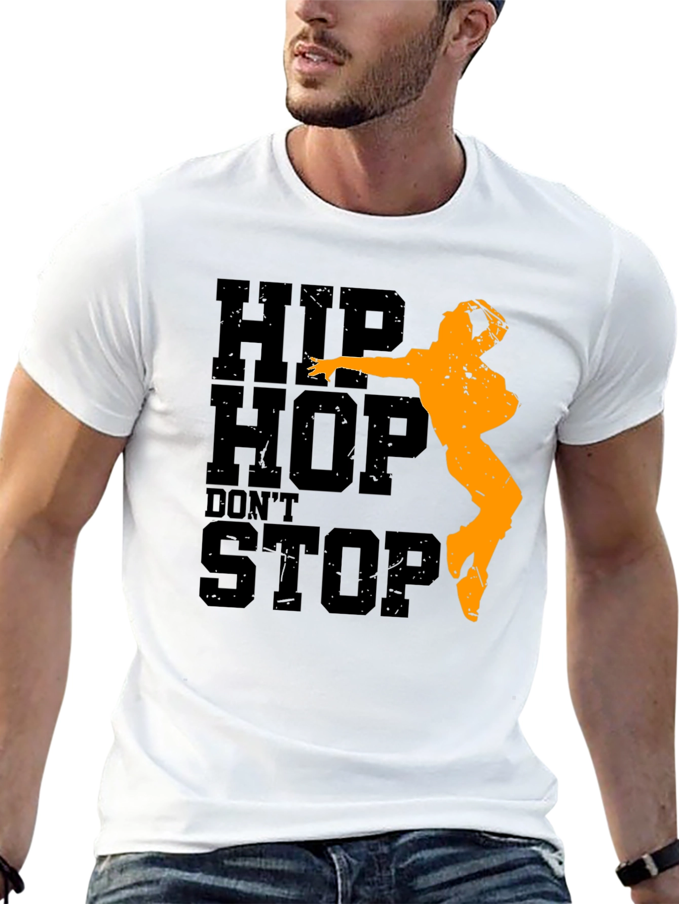 Hip Hop Dont Stop Graphic T-Shirt