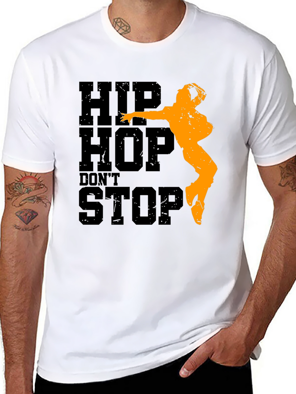 Hip Hop Dont Stop Graphic T-Shirt