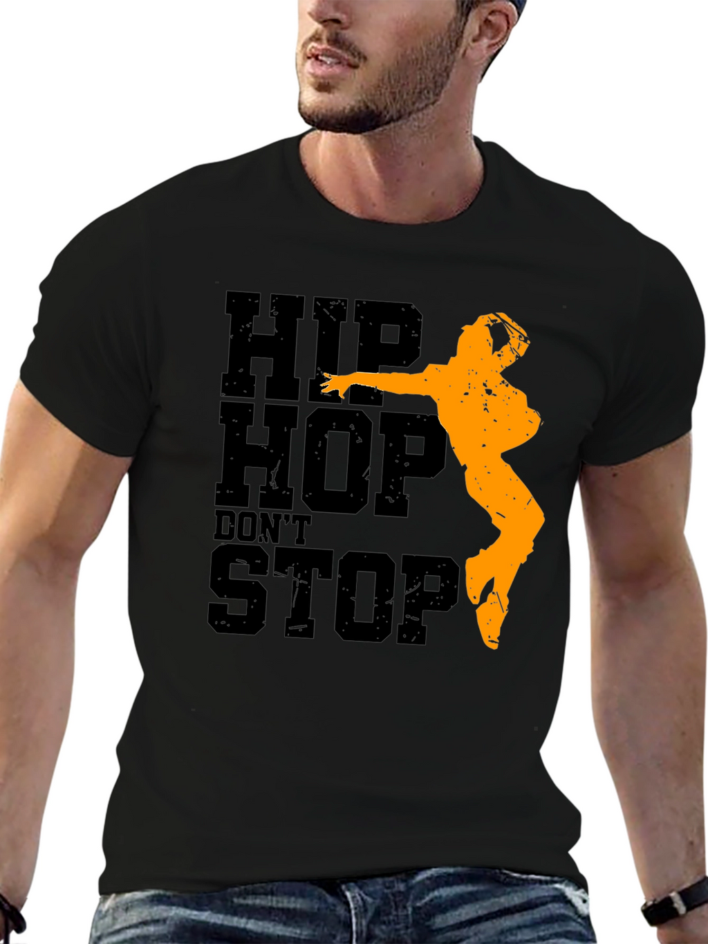 Hip Hop Dont Stop Graphic T-Shirt