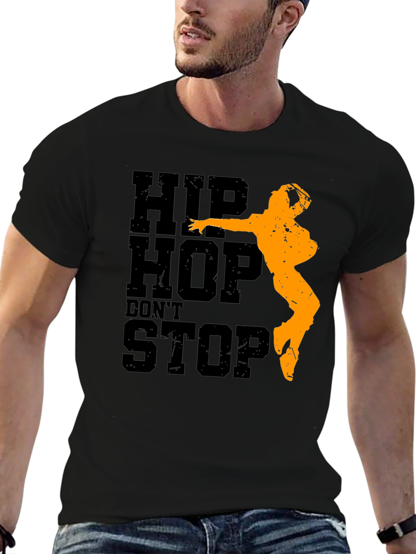 Hip Hop Dont Stop Graphic T-Shirt
