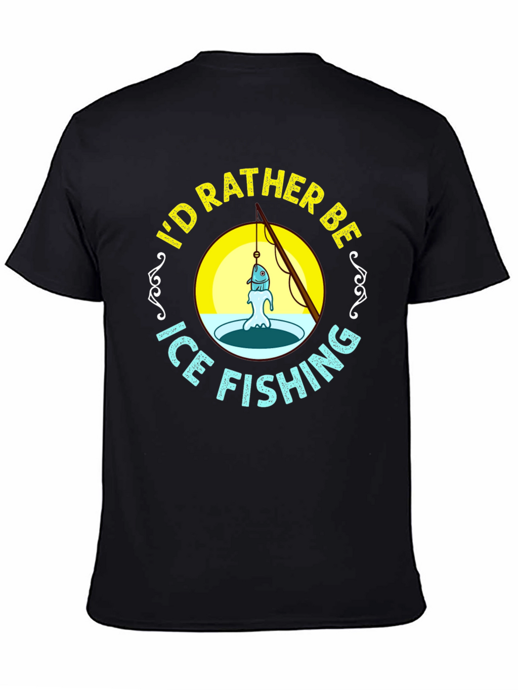Ice Fishing Graphic Tee