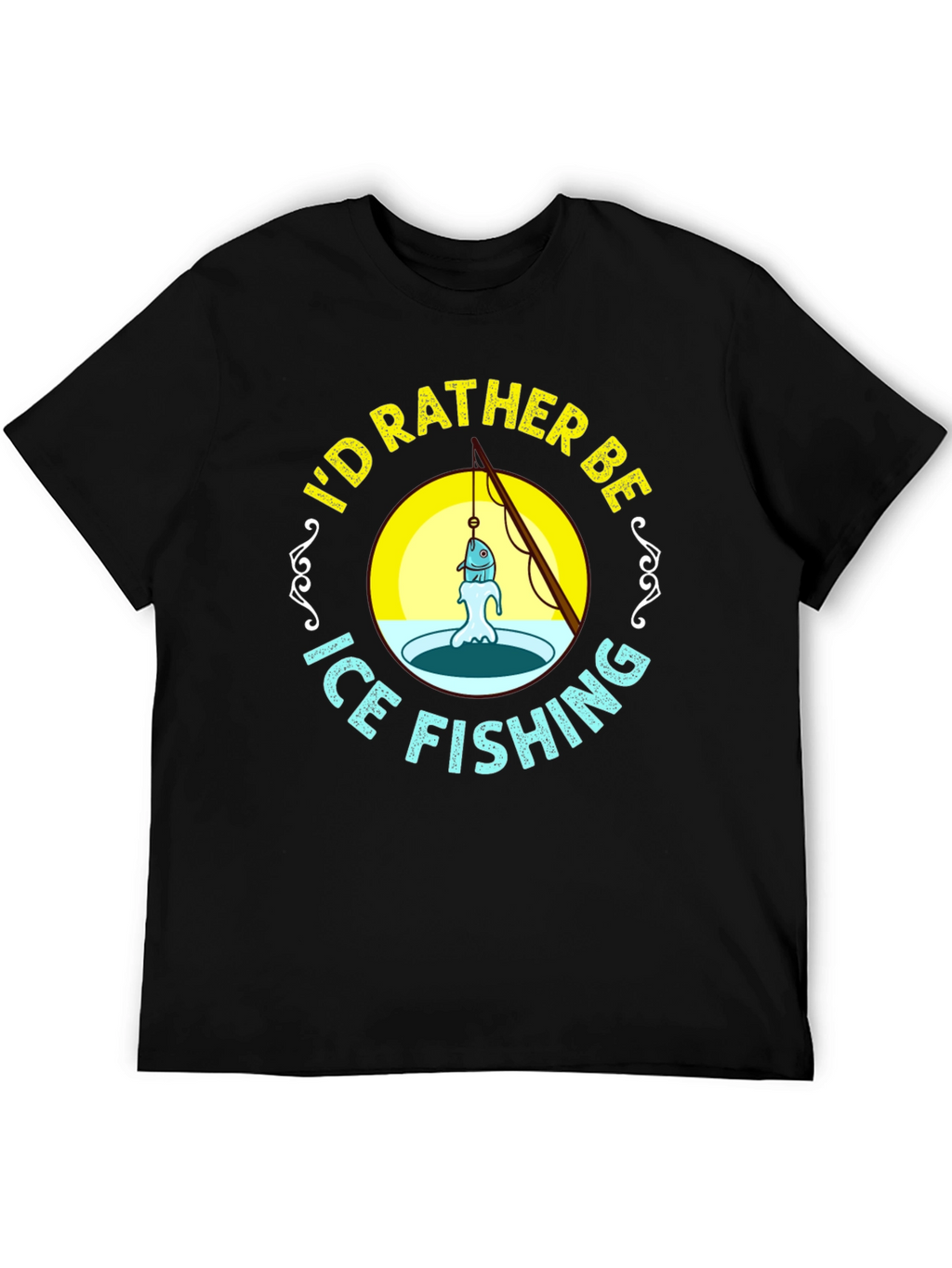 Ice Fishing Graphic Tee