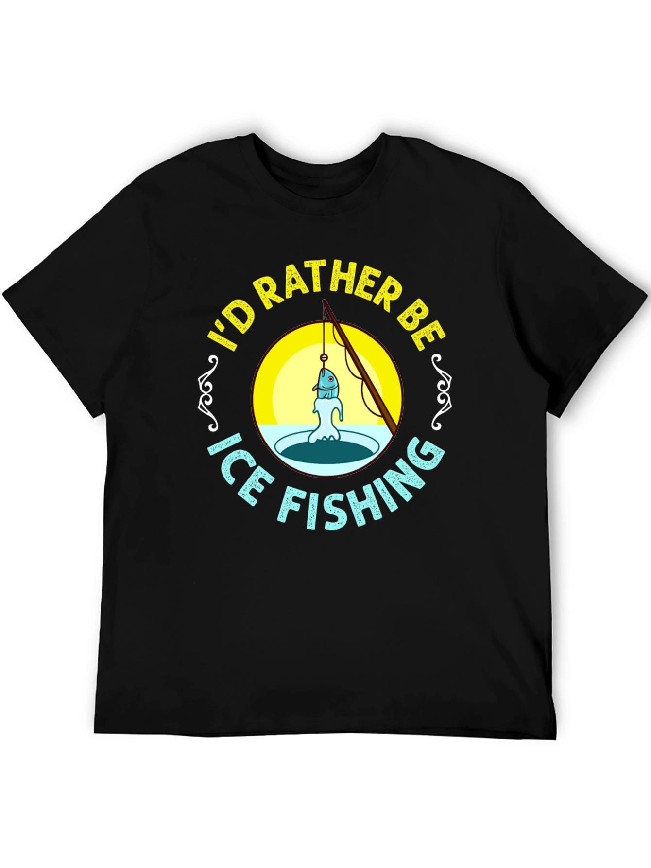 Ice Fishing Graphic Tee