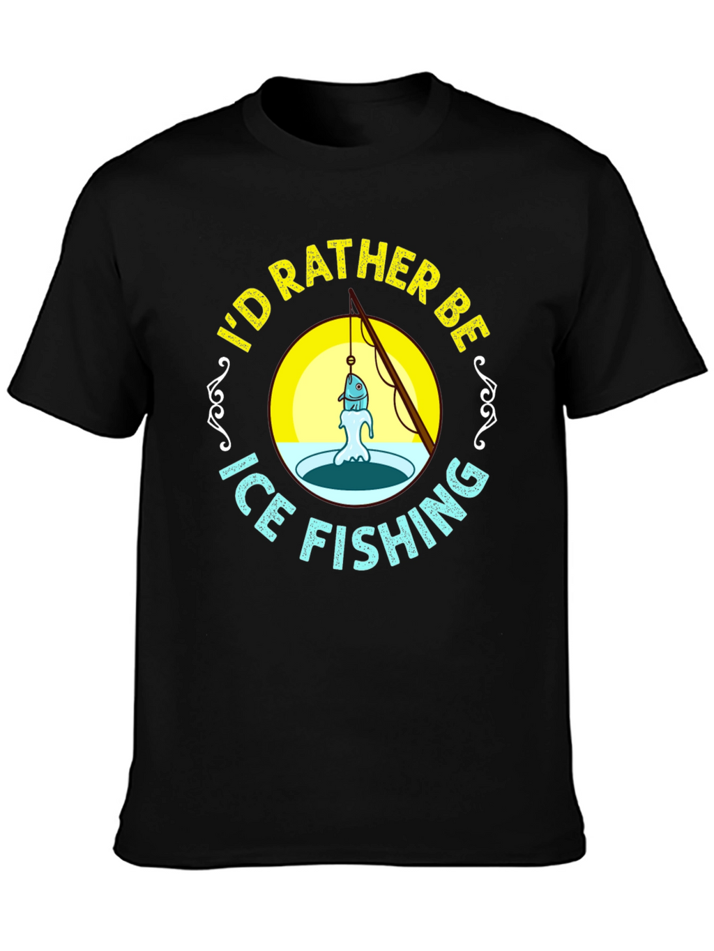 Ice Fishing Graphic Tee