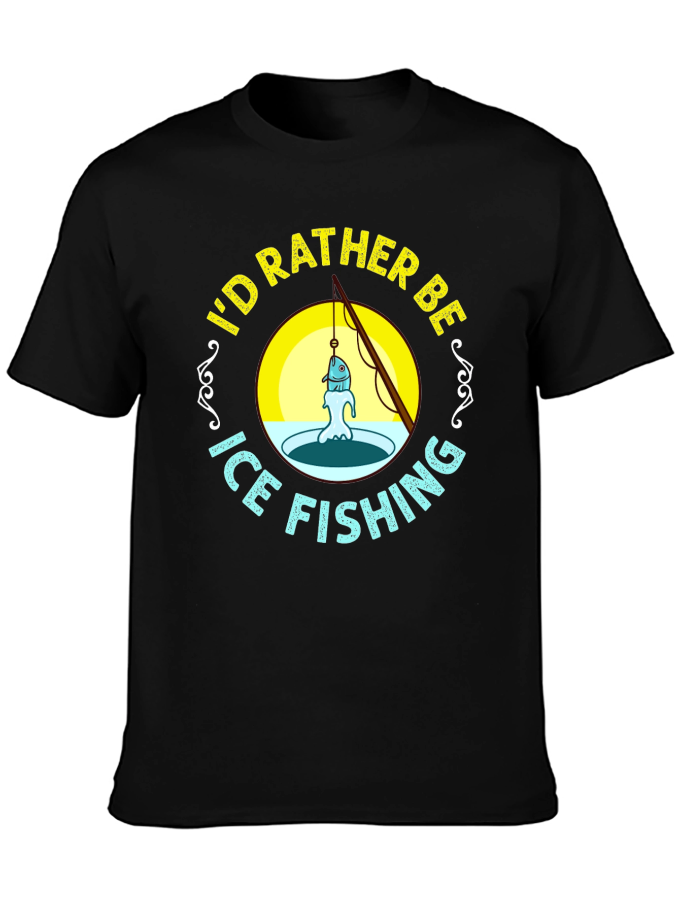 Ice Fishing Graphic Tee