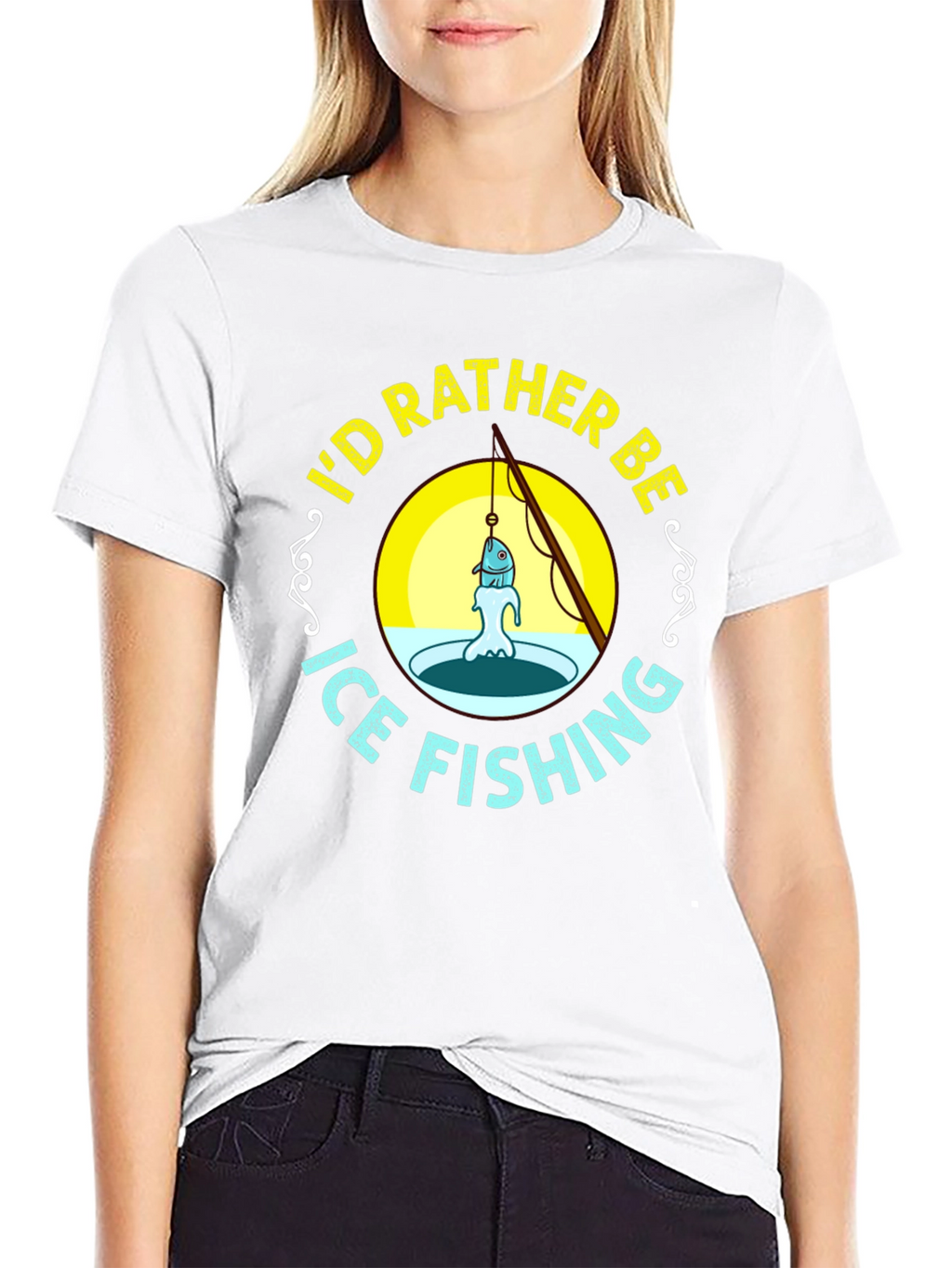Ice Fishing Graphic Tee