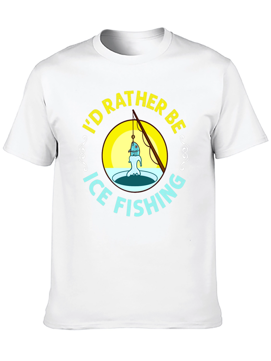 Ice Fishing Graphic Tee