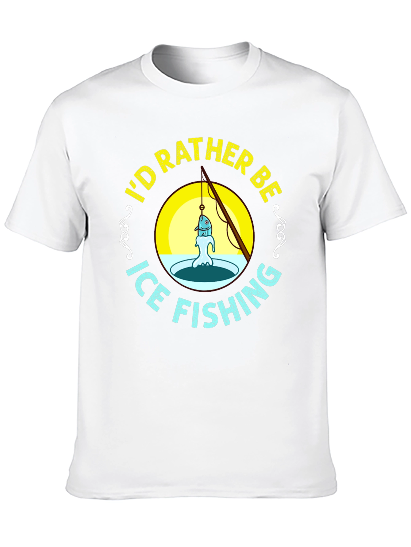 Ice Fishing Graphic Tee