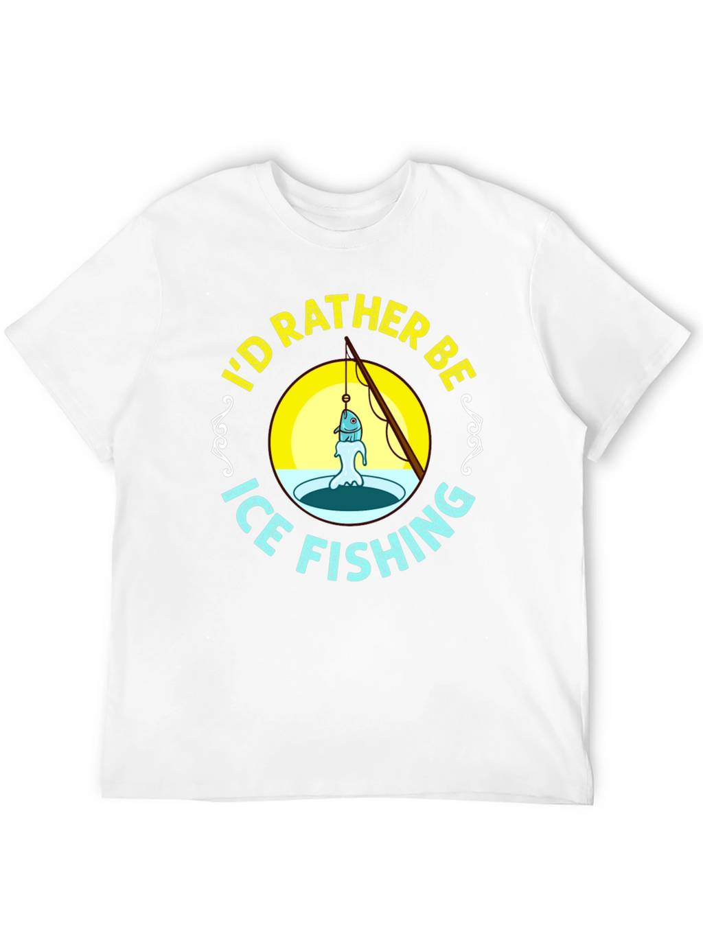 Ice Fishing Graphic Tee
