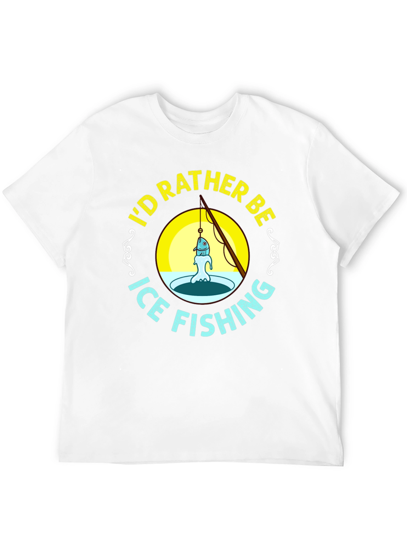 Ice Fishing Graphic Tee