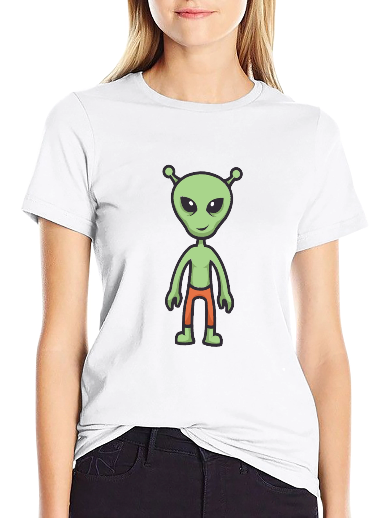 Alien Graphic Tee - Mens Black T-Shirt