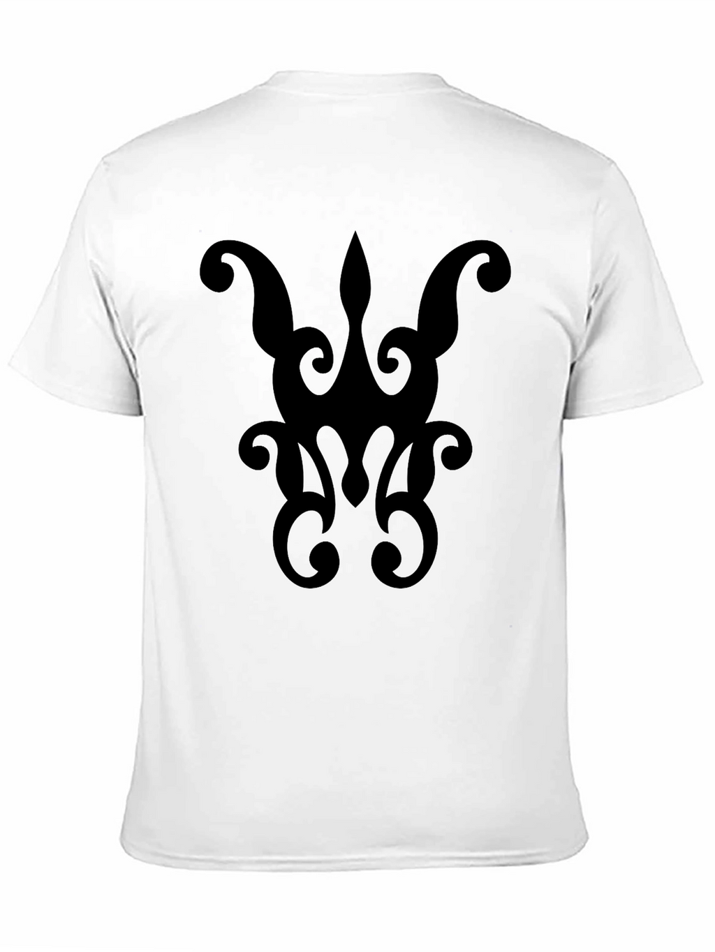 Abstract Design Black T-Shirt