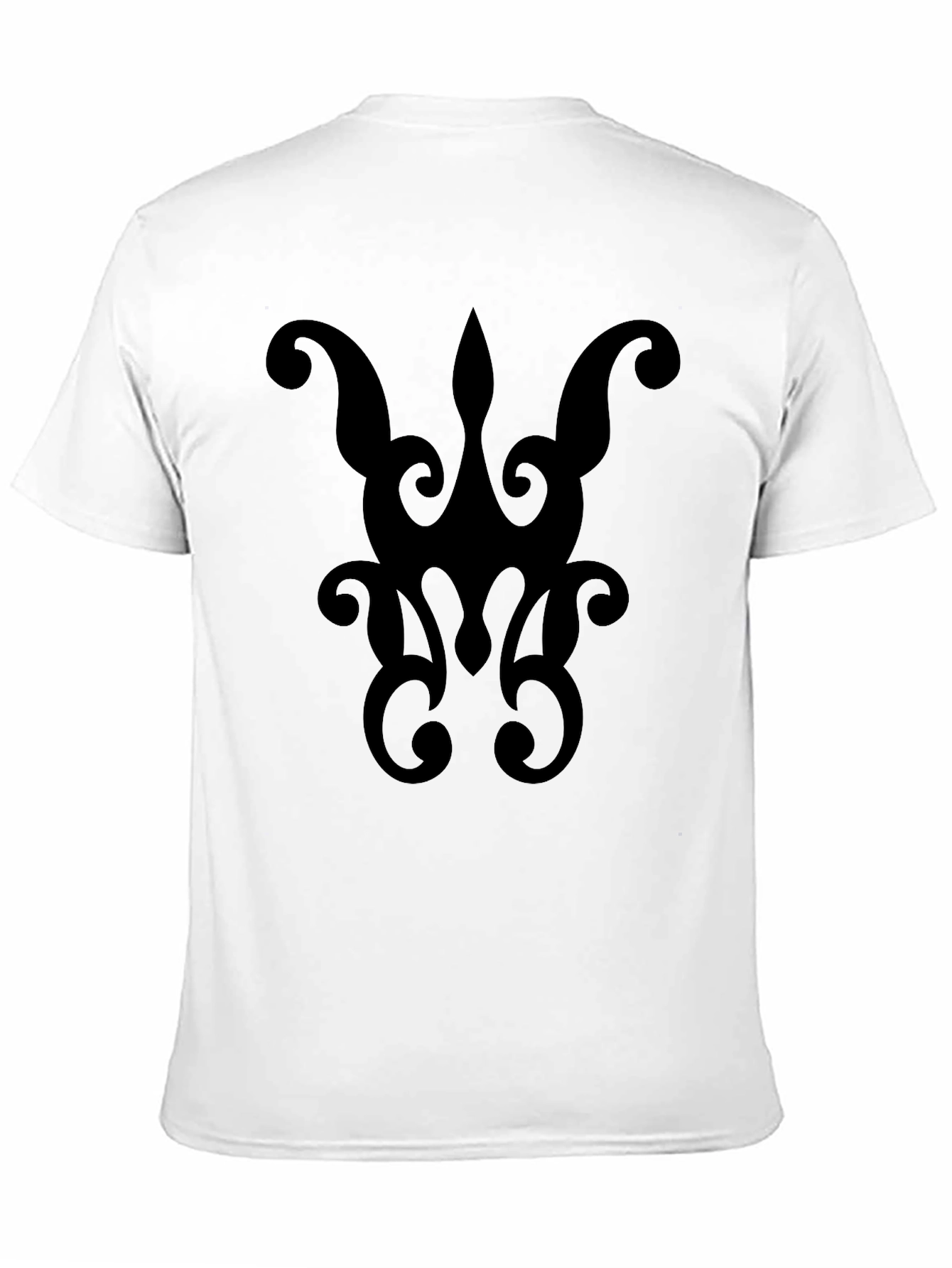 Abstract Design Black T-Shirt