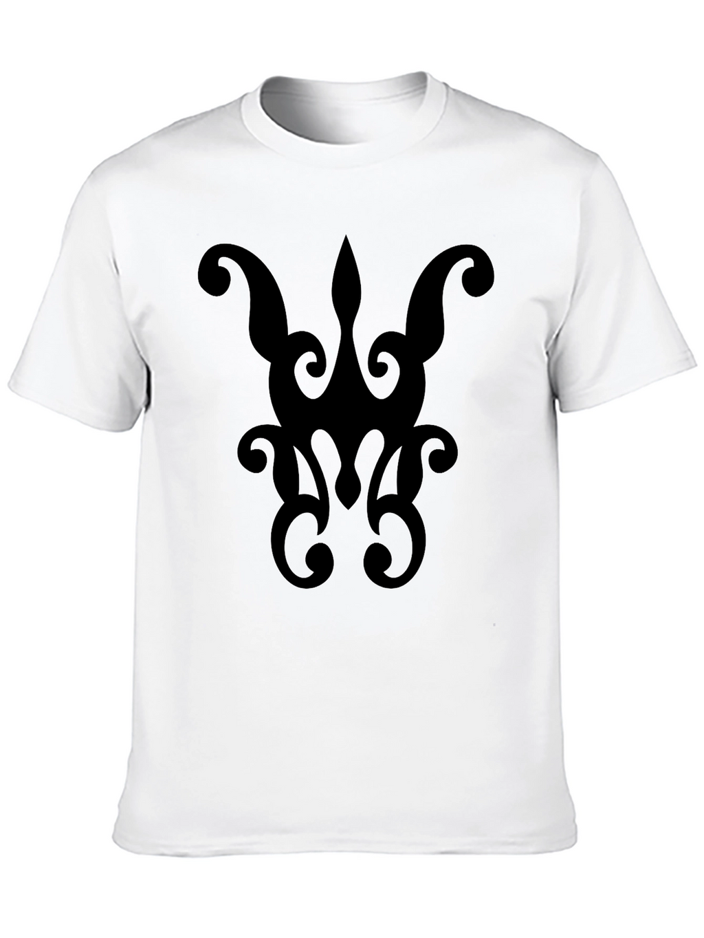 Abstract Design Black T-Shirt
