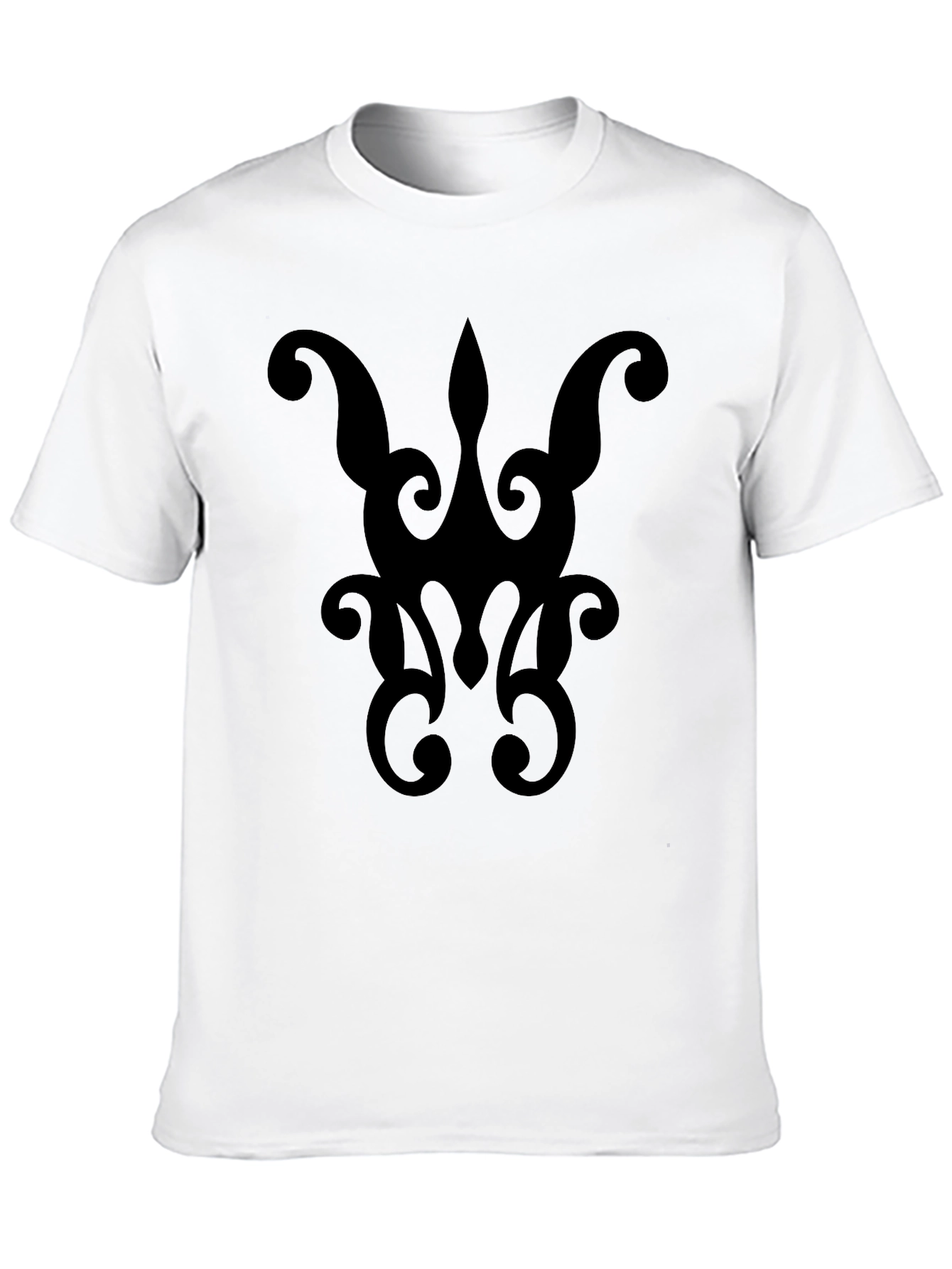 Abstract Design Black T-Shirt
