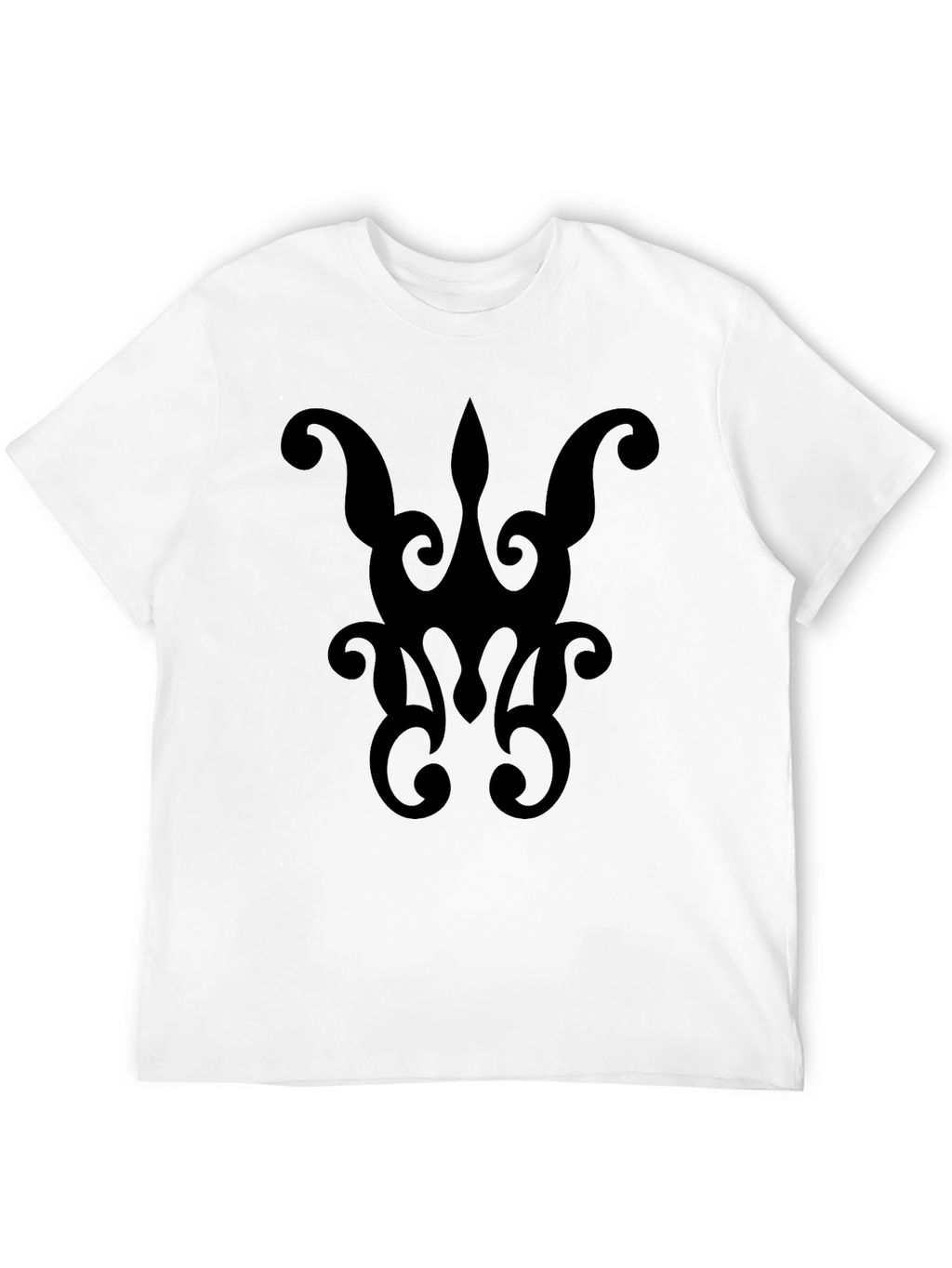 Abstract Design Black T-Shirt