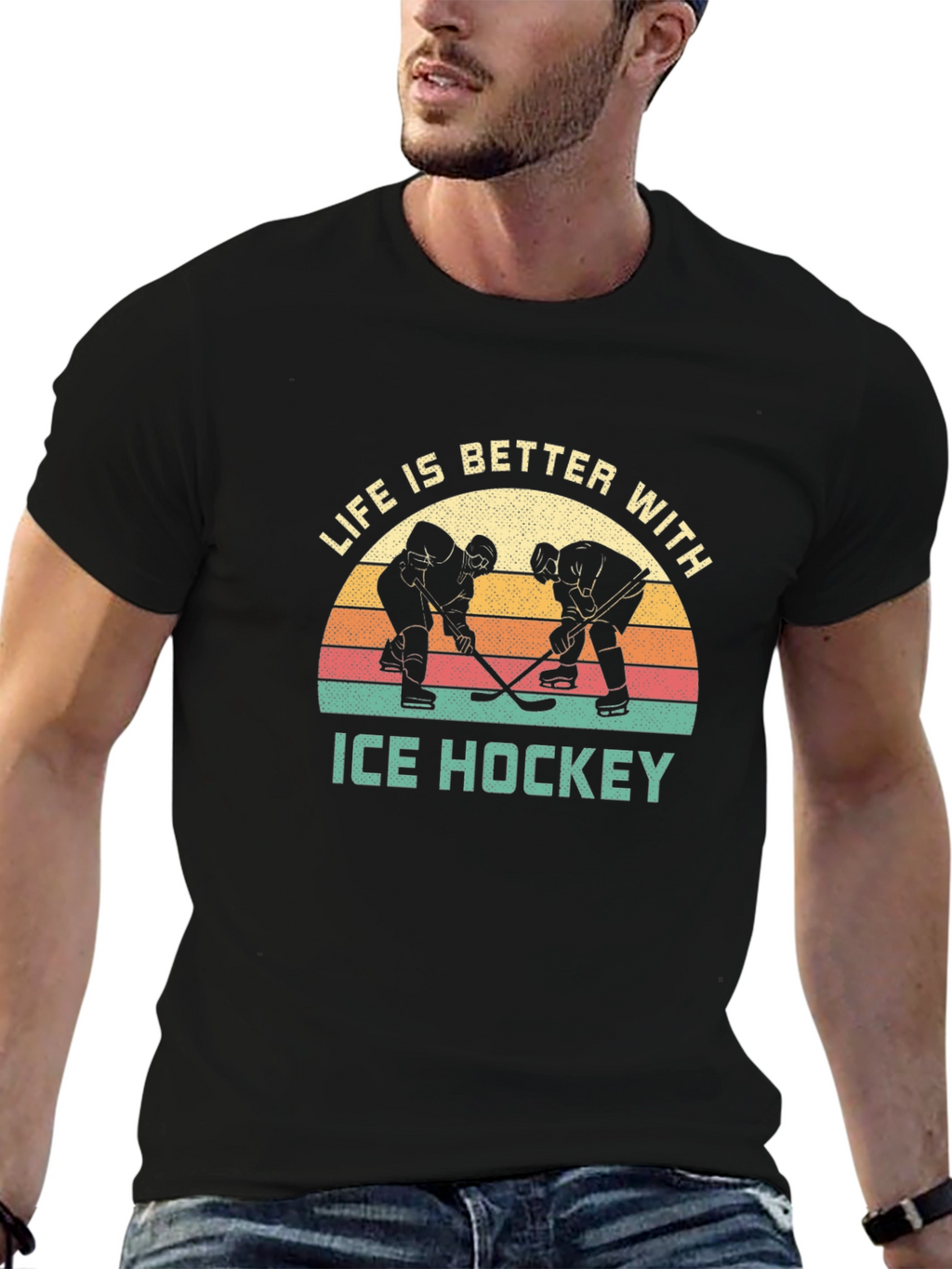 Life is Better with Ice Hockey T-Shirt