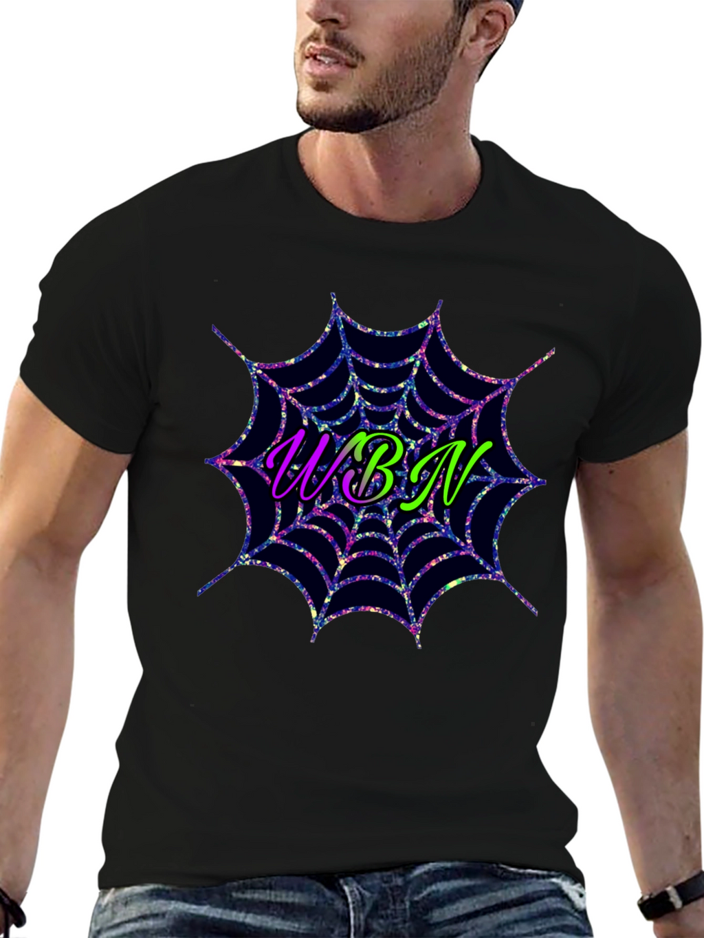 WBN Spiderweb Graphic Tee - Halloween Fun!