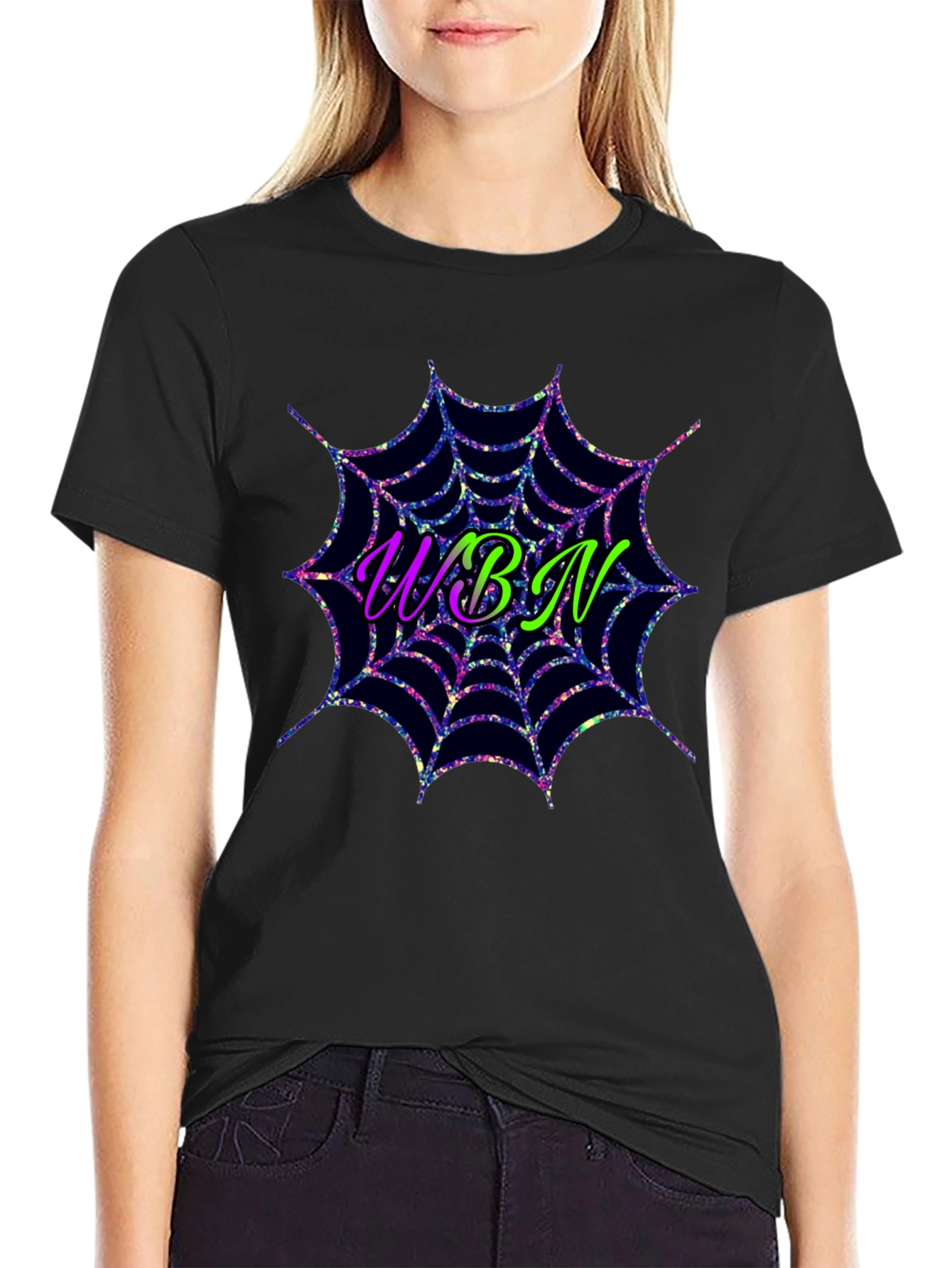 WBN Spiderweb Graphic Tee - Halloween Fun!
