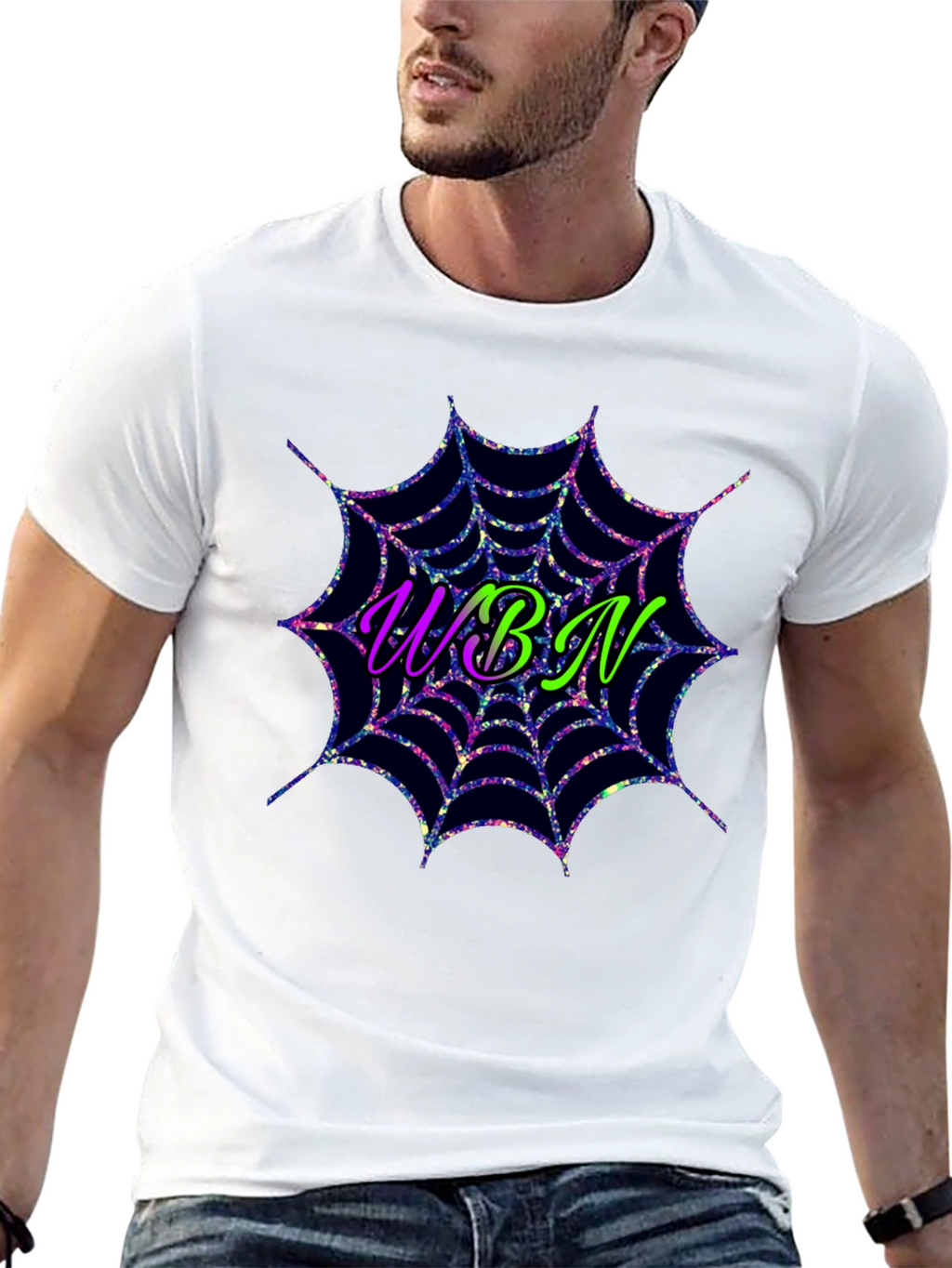 WBN Spiderweb Graphic Tee - Halloween Fun!