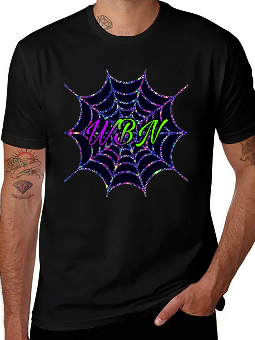 WBN Spiderweb Graphic Tee - Halloween Fun!