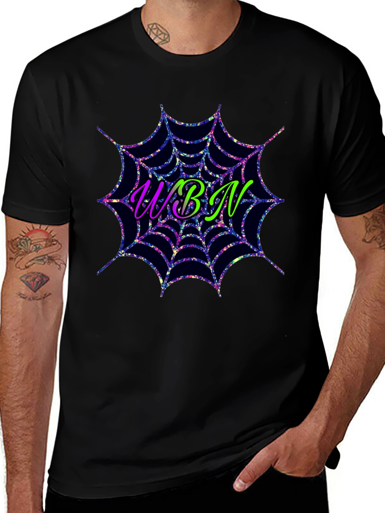 WBN Spiderweb Graphic Tee - Halloween Fun!