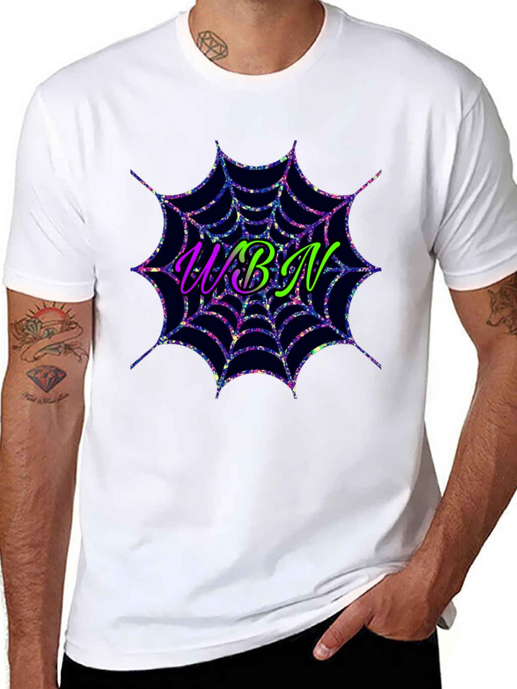 WBN Spiderweb Graphic Tee - Halloween Fun!
