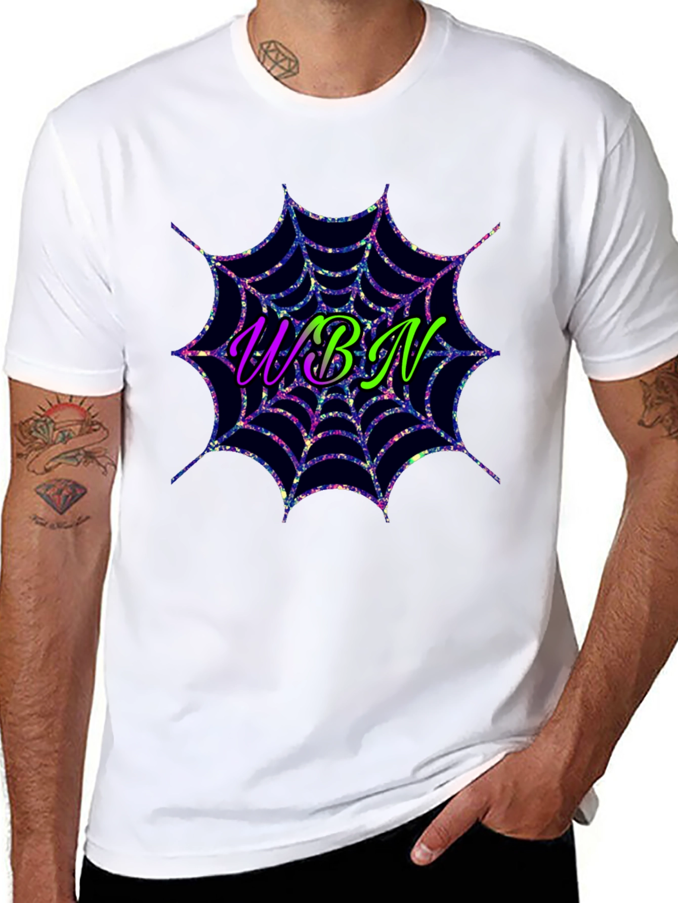 WBN Spiderweb Graphic Tee - Halloween Fun!