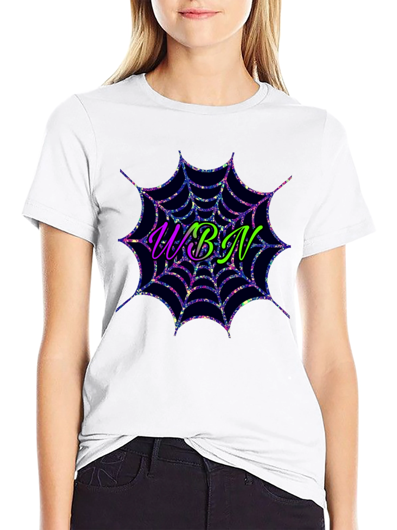 WBN Spiderweb Graphic Tee - Halloween Fun!