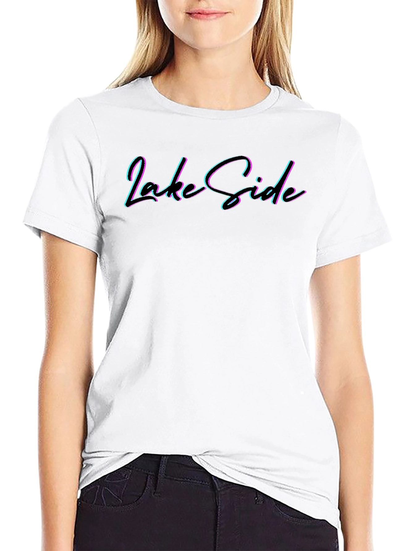 Lake Side T-Shirt - Retro Design