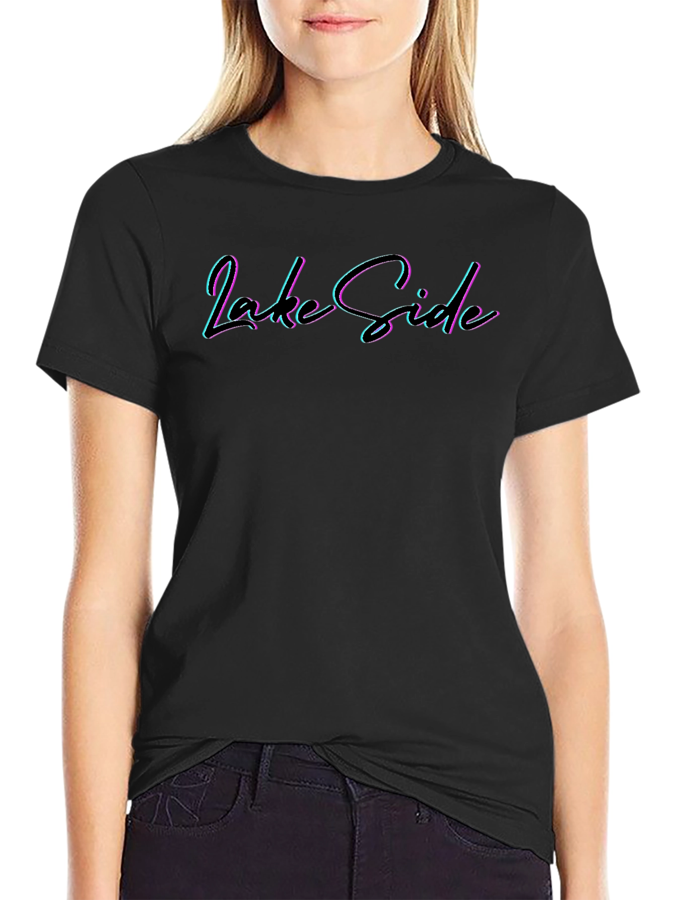 Lake Side T-Shirt - Retro Design