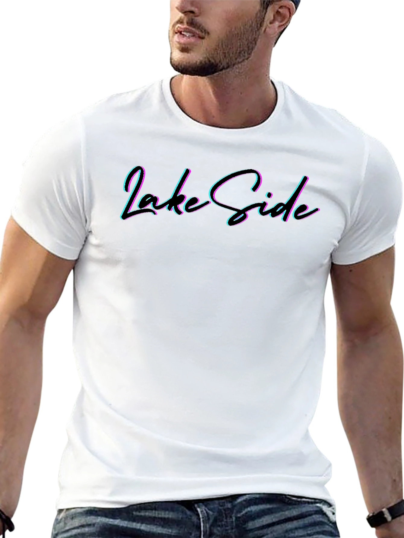 Lake Side T-Shirt - Retro Design