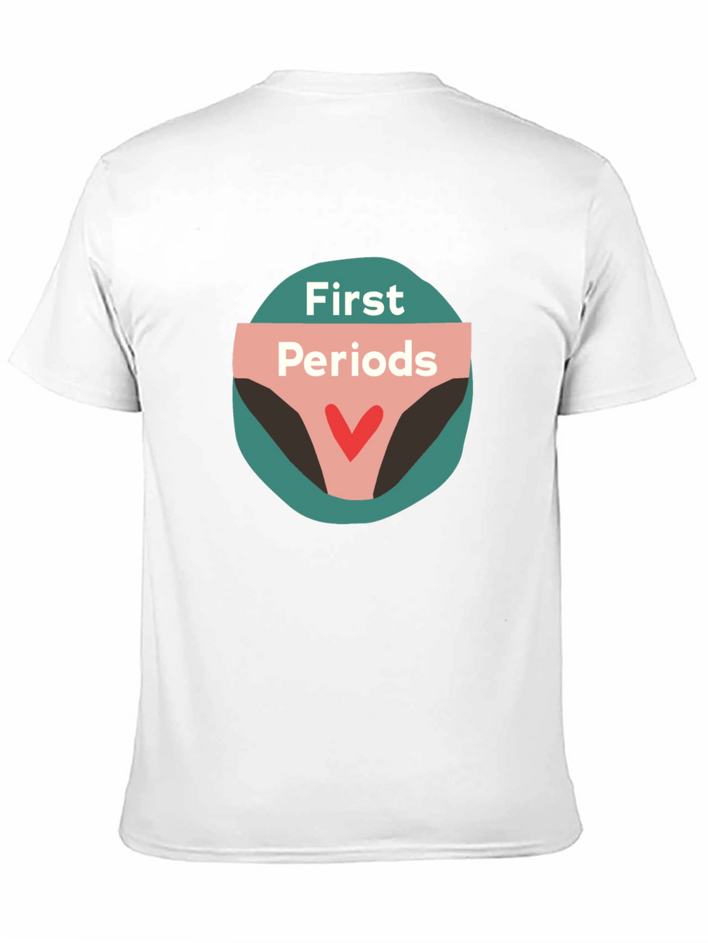 First Periods Graphic Tee - Black Unisex T-Shirt