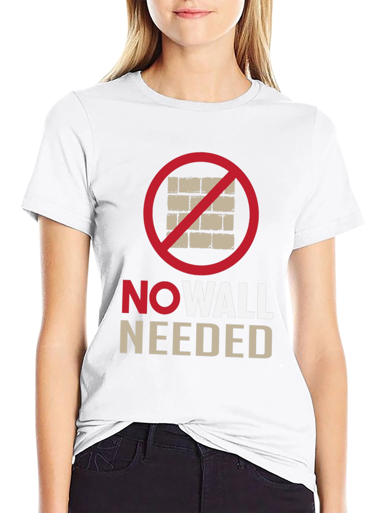 No Wall Needed T-Shirt - Protest Apparel
