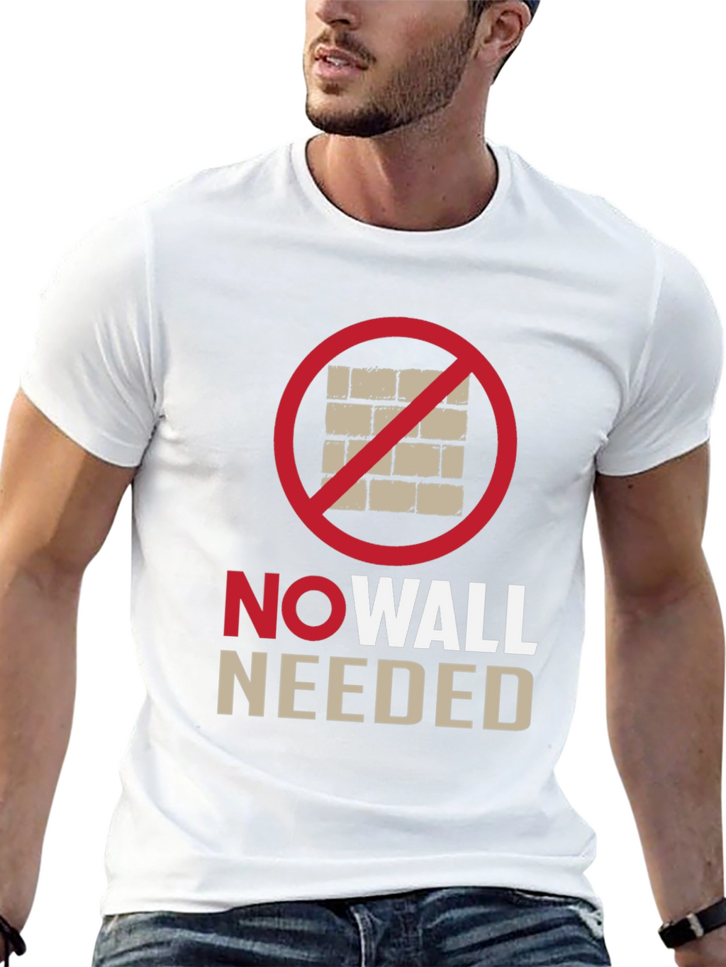 No Wall Needed T-Shirt - Protest Apparel