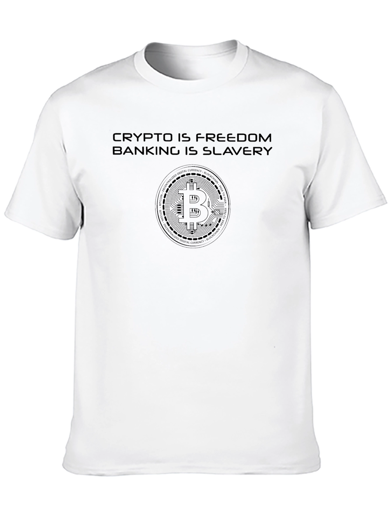 Crypto is Freedom Black T-Shirt