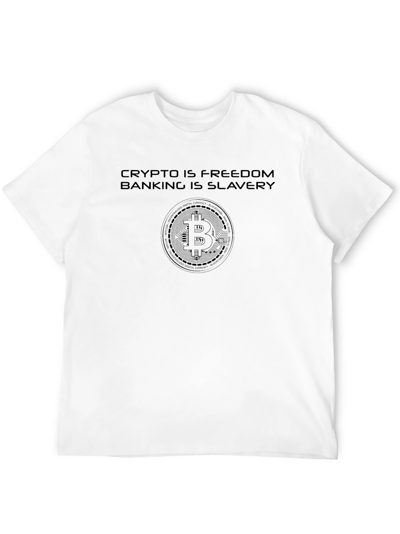 Crypto is Freedom Black T-Shirt