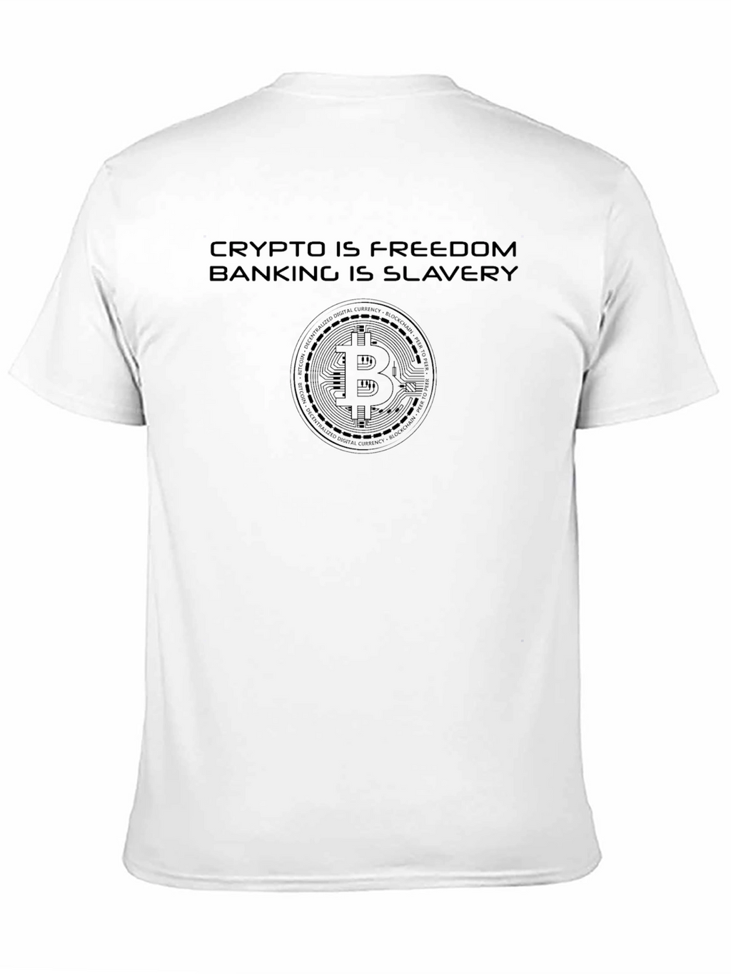 Crypto is Freedom Black T-Shirt