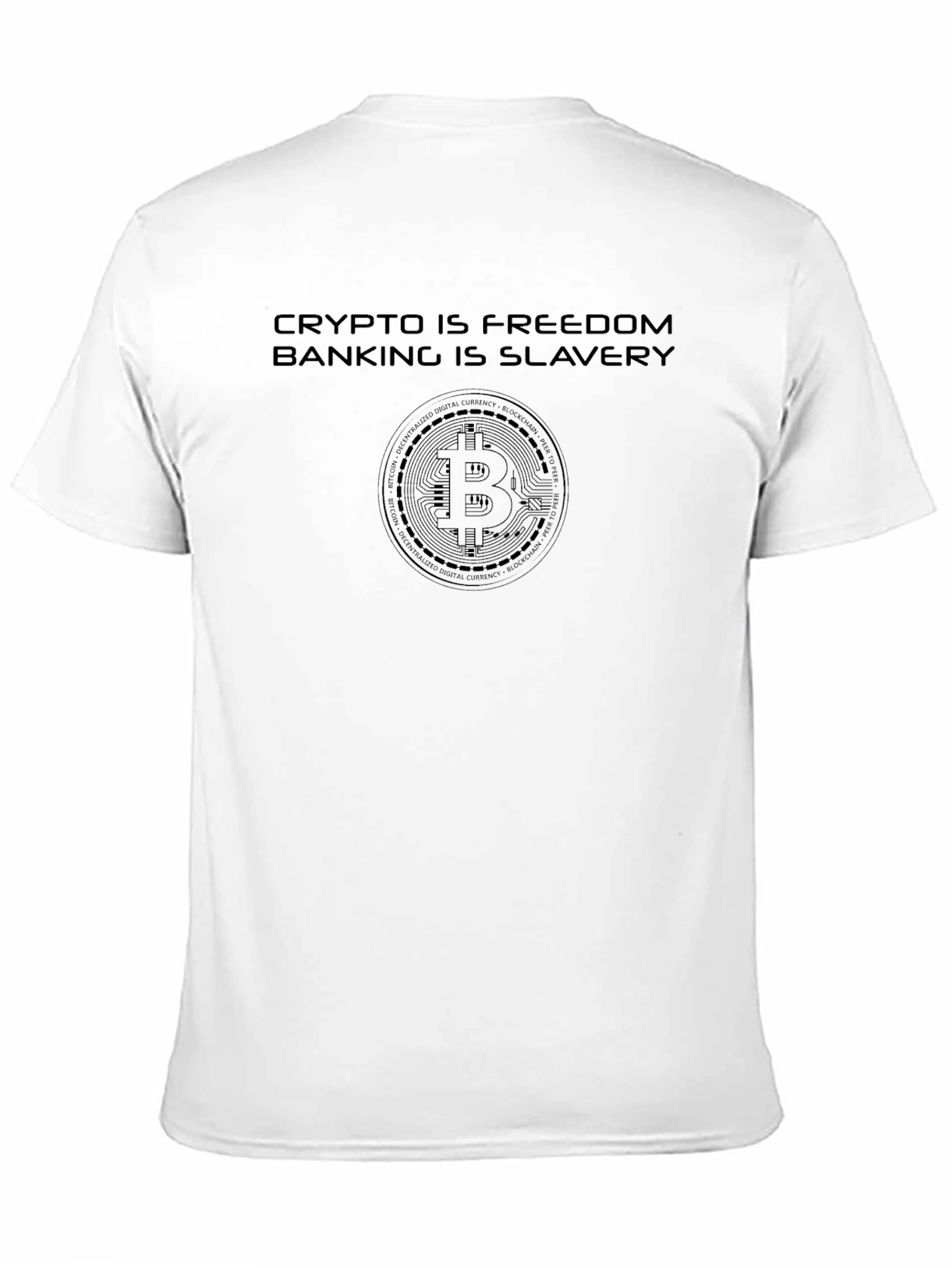 Crypto is Freedom Black T-Shirt