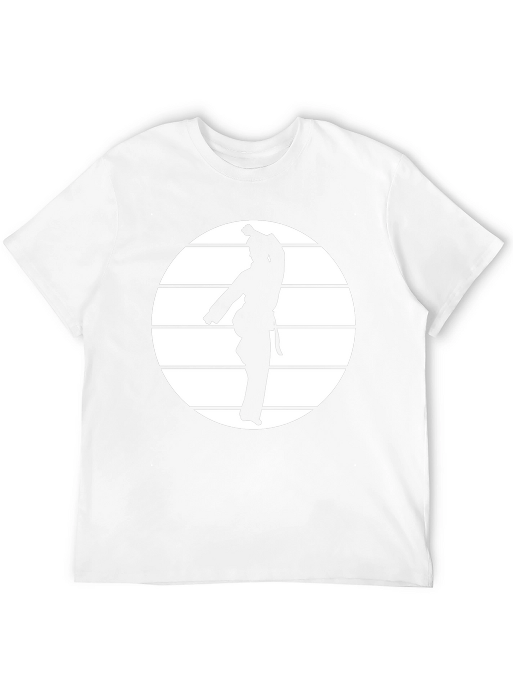 Karate Silhouette Tee - Martial Arts Style