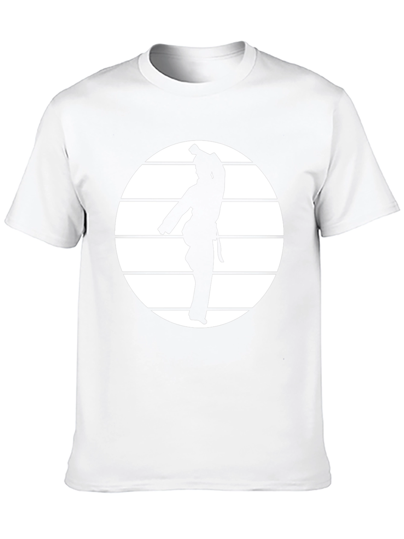 Karate Silhouette Tee - Martial Arts Style