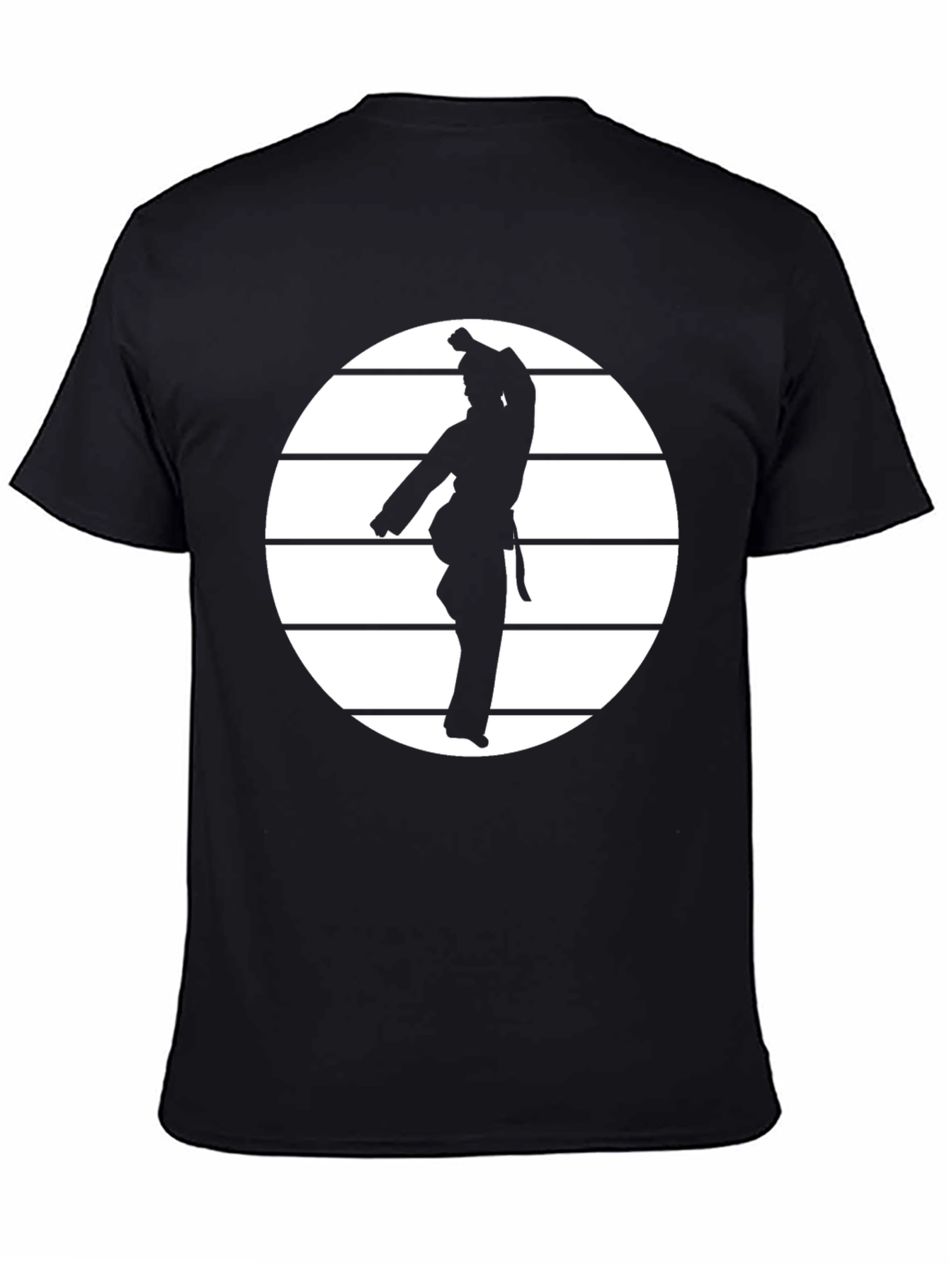 Karate Silhouette Tee - Martial Arts Style