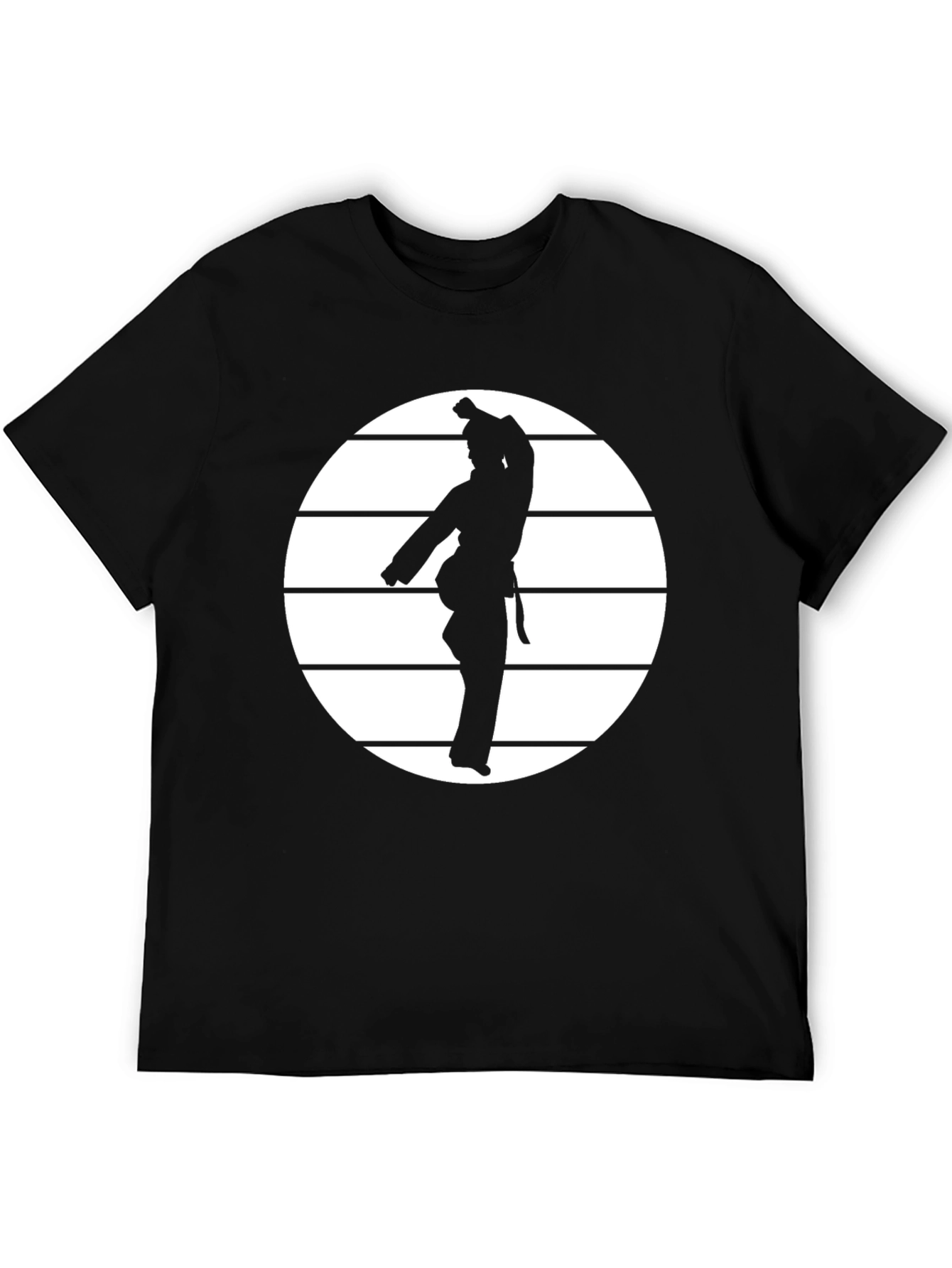 Karate Silhouette Tee - Martial Arts Style