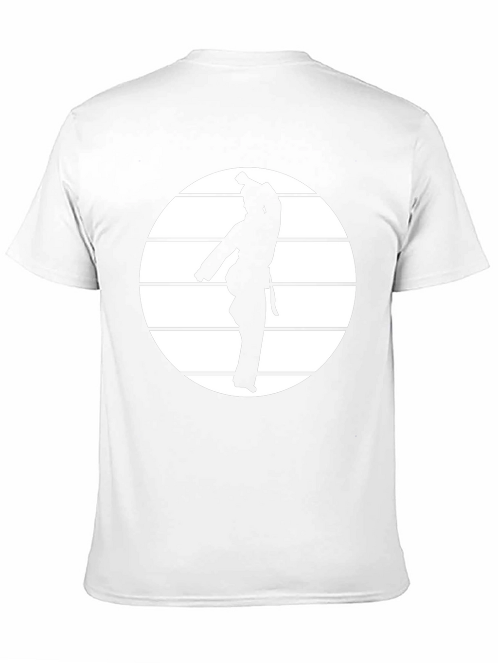 Karate Silhouette Tee - Martial Arts Style