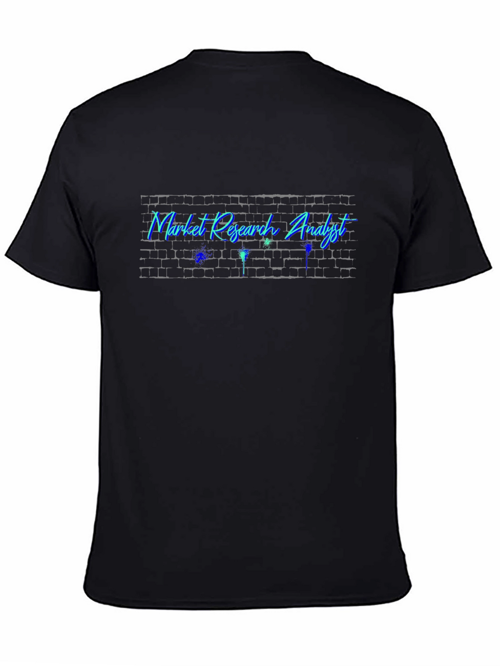 Market Research Analyst Graphic Tee - Black