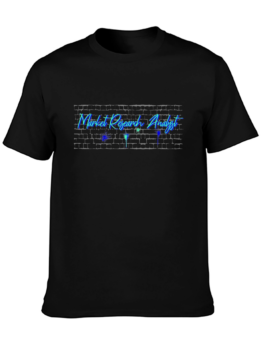 Market Research Analyst Graphic Tee - Black