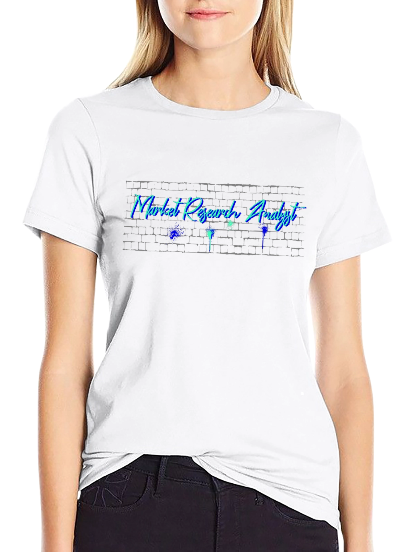 Market Research Analyst Graphic Tee - Black