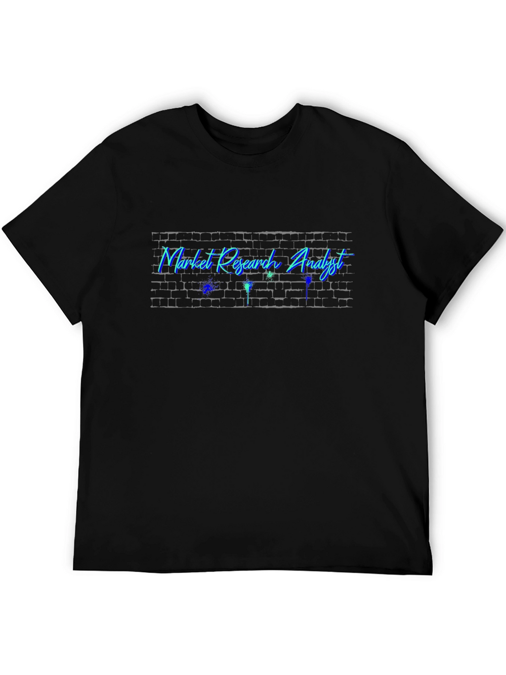 Market Research Analyst Graphic Tee - Black