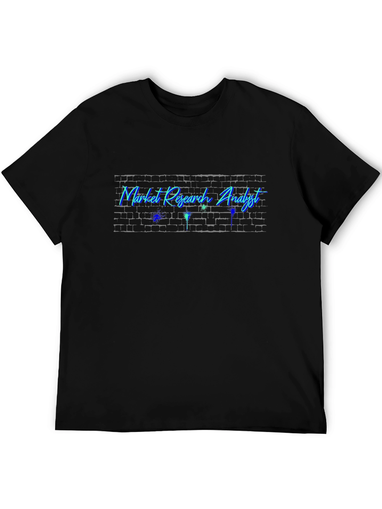 Market Research Analyst Graphic Tee - Black